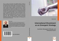 International Divestment as an Emergent Strategy kitap kapağı