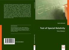 Test of Special Relativity kitap kapağı