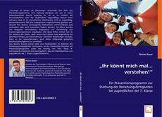 "Ihr könnt mich mal... verstehen!" kitap kapağı