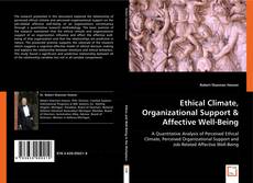 Ethical Climate, Organizational Support & Affective Well-Being kitap kapağı