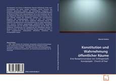 Portada del libro de Konstitution und Wahrnehmung  öffentlicher Räume