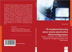 FE-Implementierung eines elasto-plastischen Werkstoffgesetzes的封面