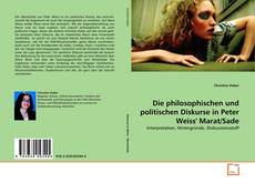 Portada del libro de Die philosophischen und politischen Diskurse in Peter Weiss' Marat/Sade