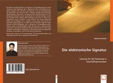 Copertina di Die elektronische Signatur