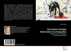 Buchcover von Simulation farbiger Materialien & Lichtquellen
