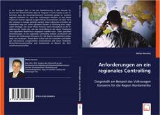 Anforderungen an ein regionales Controlling kitap kapağı