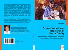 Copertina di Private Club Member Perspectives of Service Quality