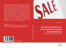 Portada del libro de Die Auswirkungen von Preisnachlässen auf die Kundenbindung