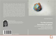 Couverture de “To the extreme boundary of space”