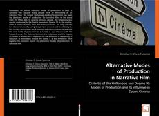 Copertina di Alternative Modes of Production in Narrative Film