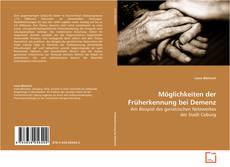 Portada del libro de Möglichkeiten der Früherkennung bei Demenz