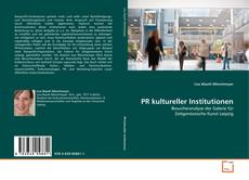 Buchcover von PR kultureller Institutionen
