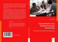 Copertina di Characteristics of a School-University Partnership