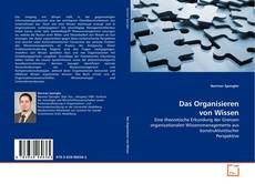 Portada del libro de Das Organisieren von Wissen