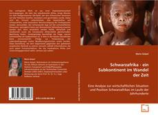 Copertina di Schwarzafrika - ein Subkontinent im Wandel der Zeit