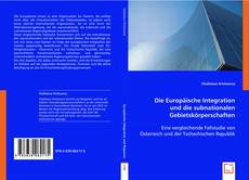 Portada del libro de Die Europäische Integration und die subnationalen Gebietskörperschaften