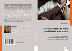 La società italiana nello specchio dei cantautori kitap kapağı