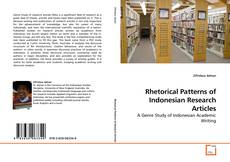 Capa do livro de Rhetorical Patterns of Indonesian Research Articles 