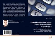 Portada del libro de Effiziente Implementierung elliptischer Kurven für mobile Geräte