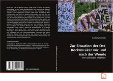 Portada del libro de Zur Situation der Ost-Rockmusiker vor und nach der Wende