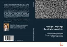 Copertina di Foreign Language Curriculum Analysis