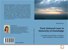 Copertina di From Universal Laws to Historicity of Knowledge