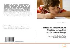 Copertina di Effects of Text Structure Strategy
Instruction on Persuasive Essays