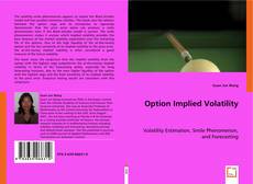 Buchcover von Option Implied Volatility