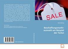 Buchcover von Beschaffungsmarkt-
auswahl am Beispiel
der Türkei