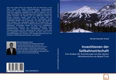 Portada del libro de Investitionen der Seilbahnwirtschaft