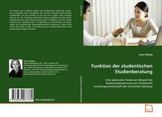Buchcover von Funktion der studentischen Studienberatung