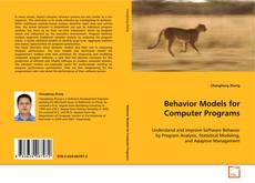 Copertina di Behavior Models for Computer Programs