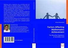 Factors Affecting Mathematics Achievement kitap kapağı
