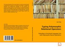 Portada del libro de Typing Polymorphic Relational Operators