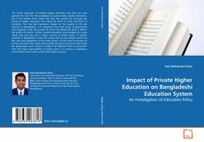 Buchcover von Impact of Private Higher Education on Bangladeshi
Education System