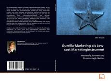 Portada del libro de Guerilla-Marketing als Low-cost Marketinginstrument