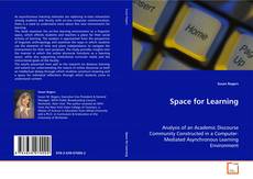 Copertina di Space for Learning