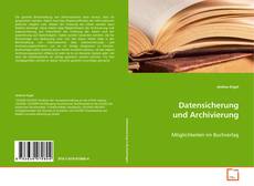 Portada del libro de Datensicherung und Archivierung