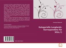 Portada del libro de Kategorielle Langlands-Korrespondenz für SO(n,1)