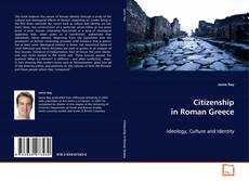 Portada del libro de Citizenship in Roman Greece