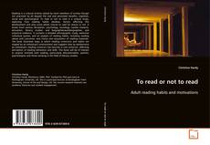 Couverture de To read or not to read