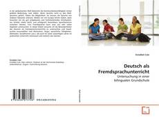 Portada del libro de Deutsch als Fremdsprachunterricht