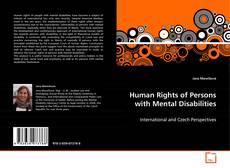 Copertina di Human Rights of Persons with Mental Disabilities