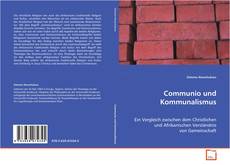 Communio und Kommunalismus kitap kapağı