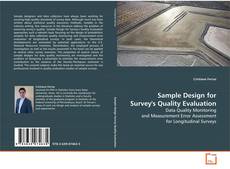 Portada del libro de Sample Design for Survey's Quality Evaluation