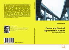 Capa do livro de Clausal and Nominal Agreement in Russian 
