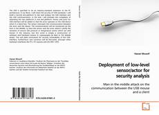 Buchcover von Deployment of low-level sensor/actor for security
analysis