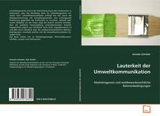 Portada del libro de Lauterkeit der Umweltkommunikation