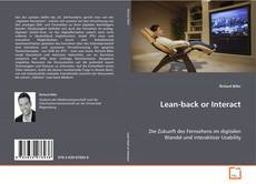 Portada del libro de Lean-back or Interact