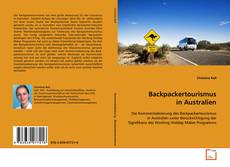 Buchcover von Backpackertourismus in Australien